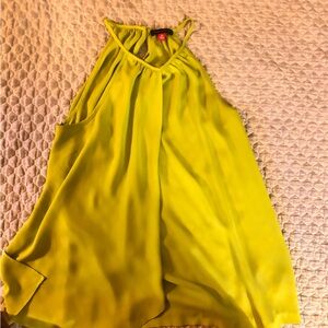 Vince Camuto Vibrant Yellow Sleeveless Blouse